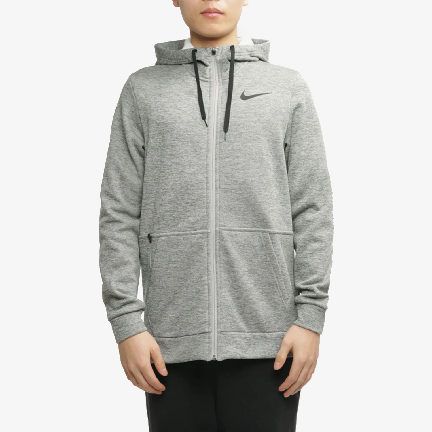 

Оригинальная мужская спортивная флисовая куртка с капюшоном Nike THERMA CU6232-063