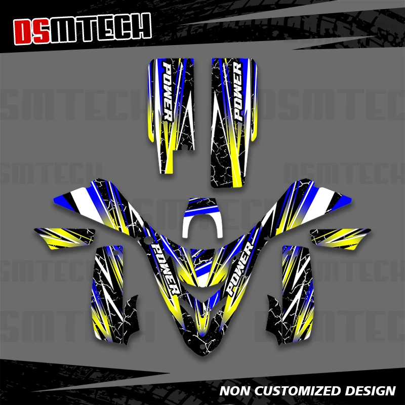 

DSMTECH New For Yamaha YFS 200 Blaster ATV 1988 1989 1990 1991-2006 Motorcycle Graphics Background Decals Sticker Kit Customize
