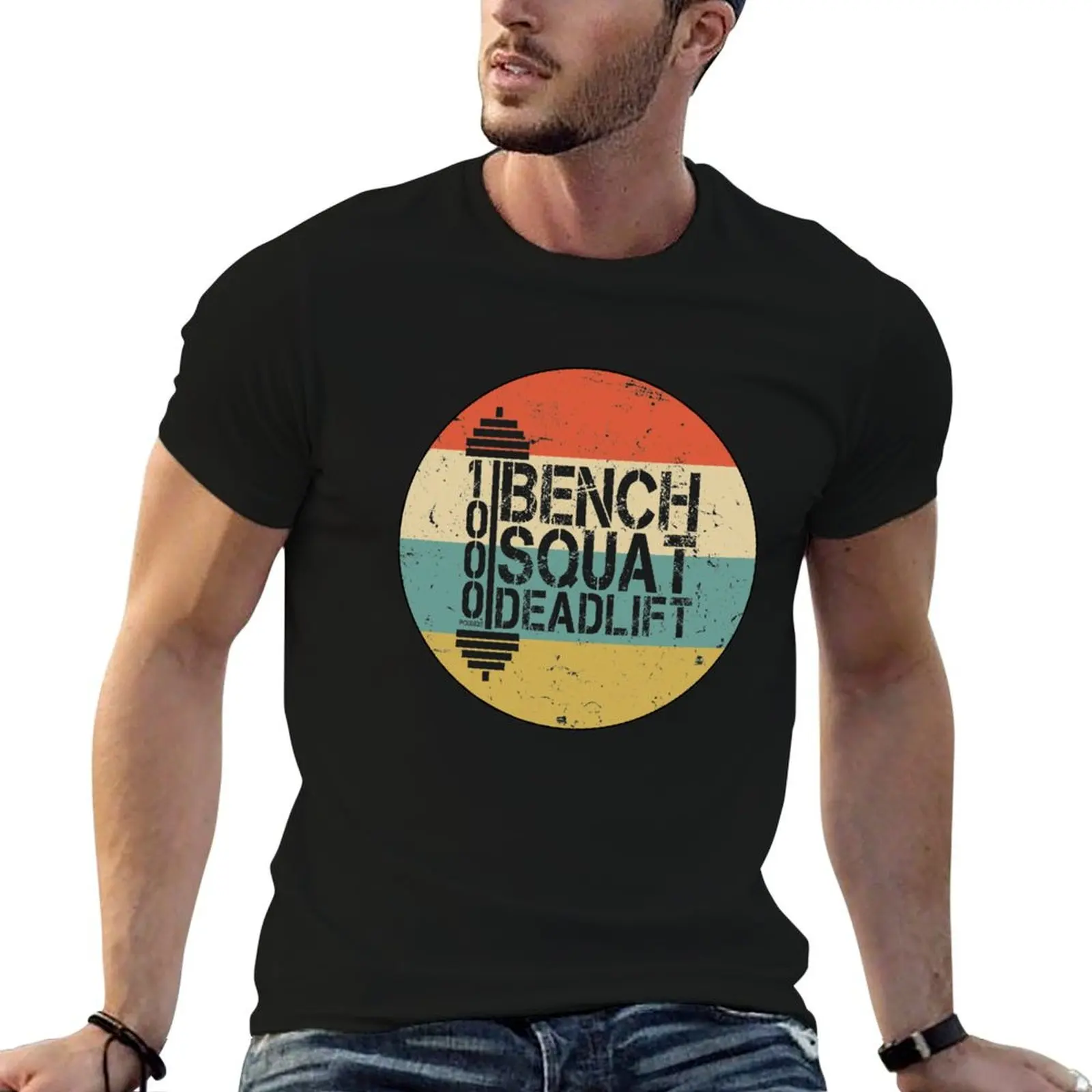

1000 Pounds Bench Squat Deadlift Powerlift Club Fitness Bodybuilder Bodybuilding T-Shirt graphic t shirts for man T-Shirt