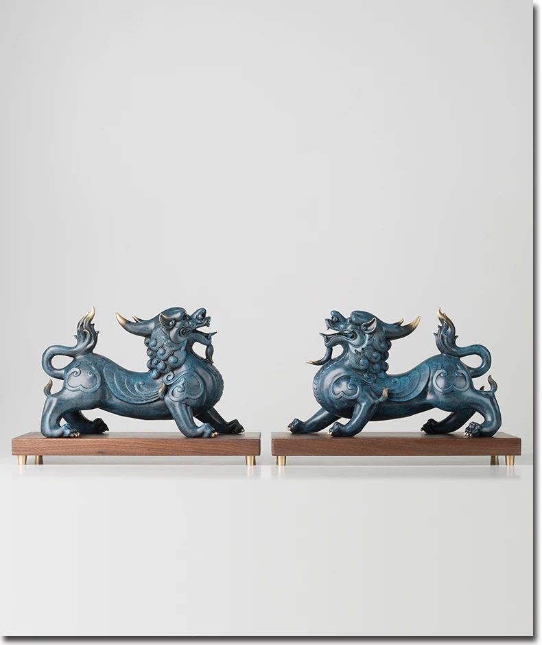 شركة متجر منزلية كبيرة من جنوب شرق آسيا عالية الجودة تجلب أموال الثروة حظًا سعيدًا تمثال زينة على شكل تنين PIXIU