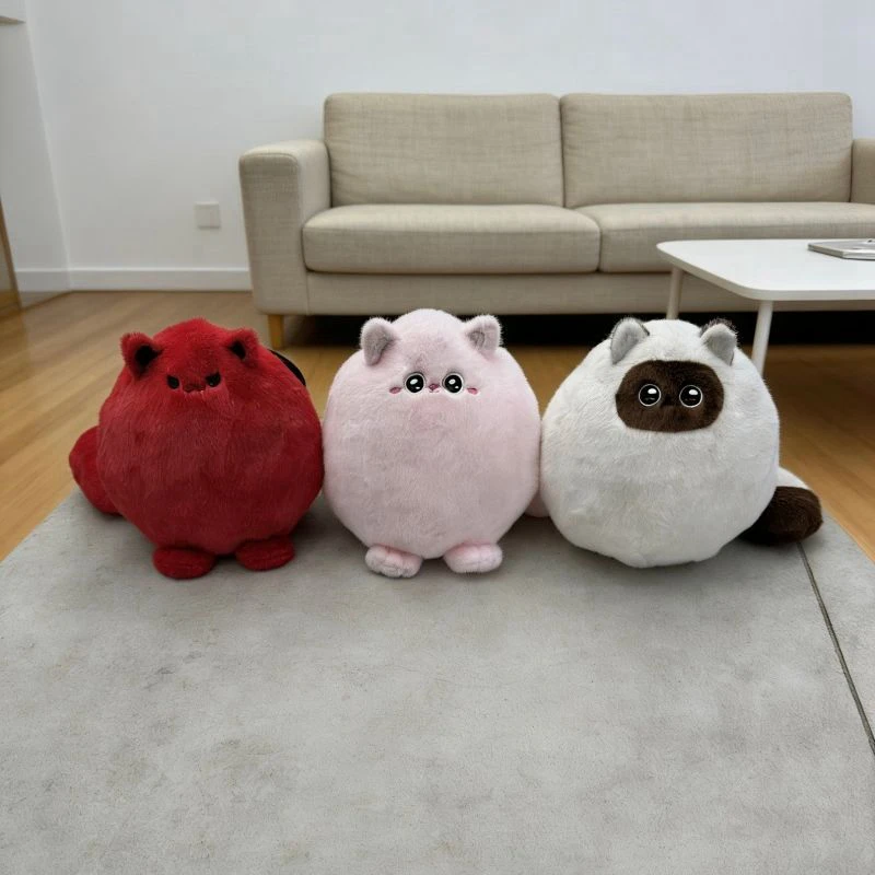 

Adorable Angel And Devil Cat Plush Toy Stuffed Fat Cat Stuffed Doll Animal Kitten Doll Kids Toy 2026 Valentine's Day Gifts