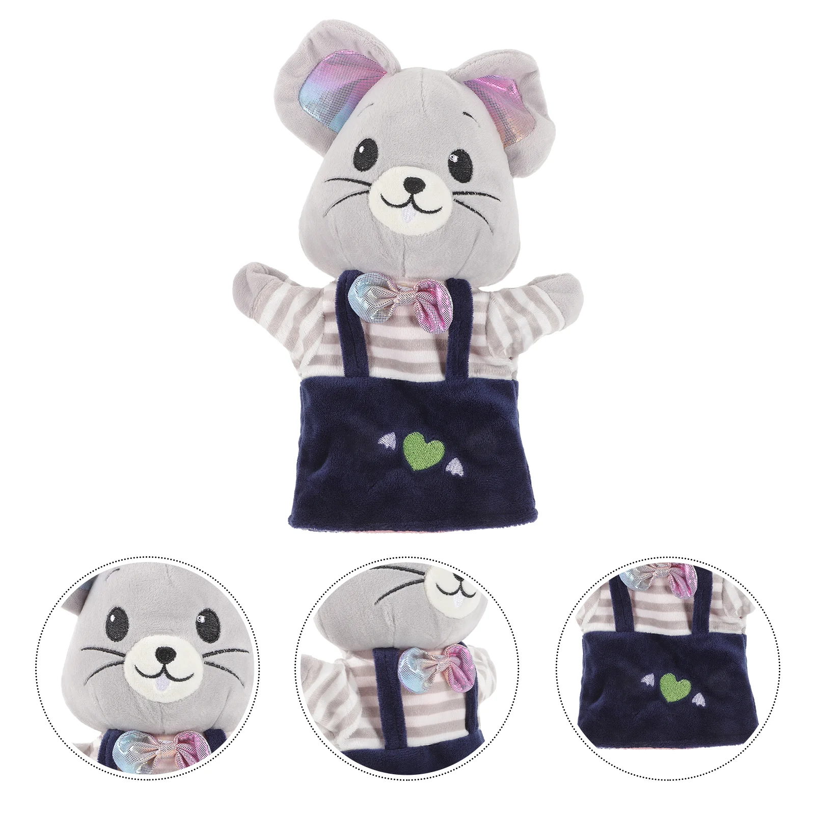 Marionnette à main animale jouet pour enfants éducation précoce marionnettes en peluche interactif enfants souris bébé enfant en bas âge apprentissage cadeaux développer