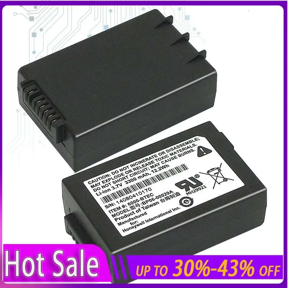 Cameron Sino Battery for Honeywell Dolphin 6000-TESC, BP06-00028A, 6100, 6110, 5100, 2200mAh Portable Batteries Warranty + No