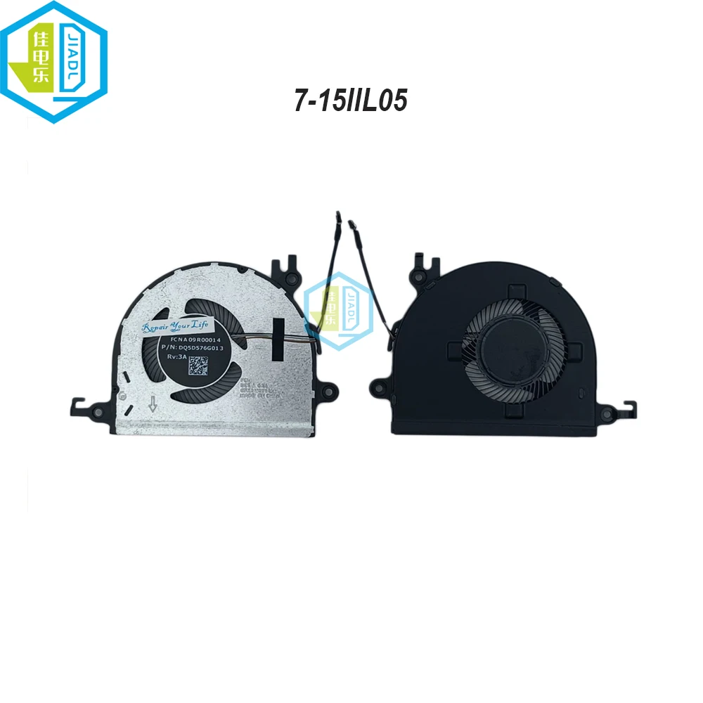 Cpu Cooling Fan Fans Cooler para Lenovo Yoga Slim 7-15iil05 Laptop tipo Ideapad 82aa 82ad Dq5d576g013 0fm9w0000h 04u18020 715