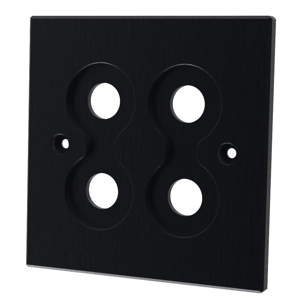 스피커 바인딩 포스트 페이스 플레이트 오디오 터미널 패널 5.1 시스템, 86 타입 바나나 암 벽 플러그, Hifi Y 소켓 음향 단자