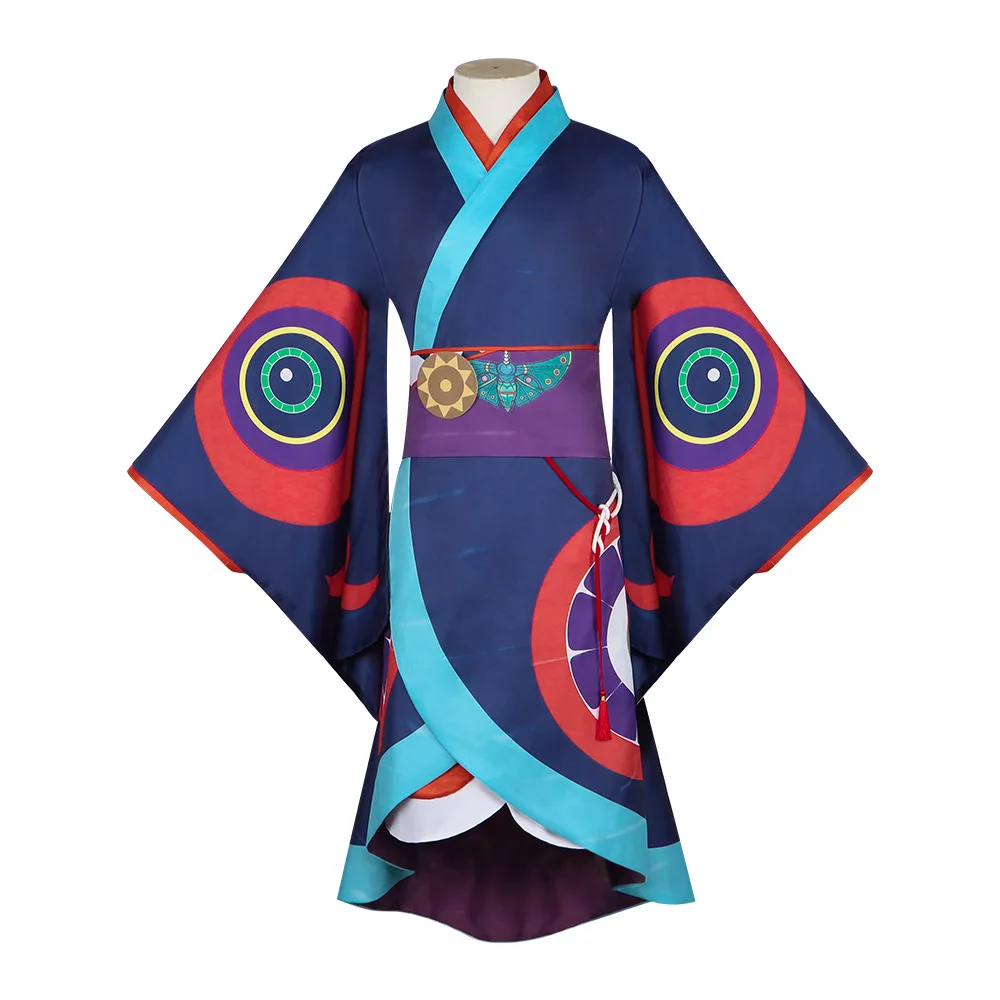 

Мононоке Якурири Медицинский Продавец Фильм Версия Кимоно Хэллоуин Карнавал Косплей Мононоке Якусурири Наряды