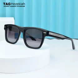 TH8757 luxury Brand vintage Polarized Sunglasses Men Women 2025 Retro Sunglass Driving Sun glasses Fashion UV400 Female acetate