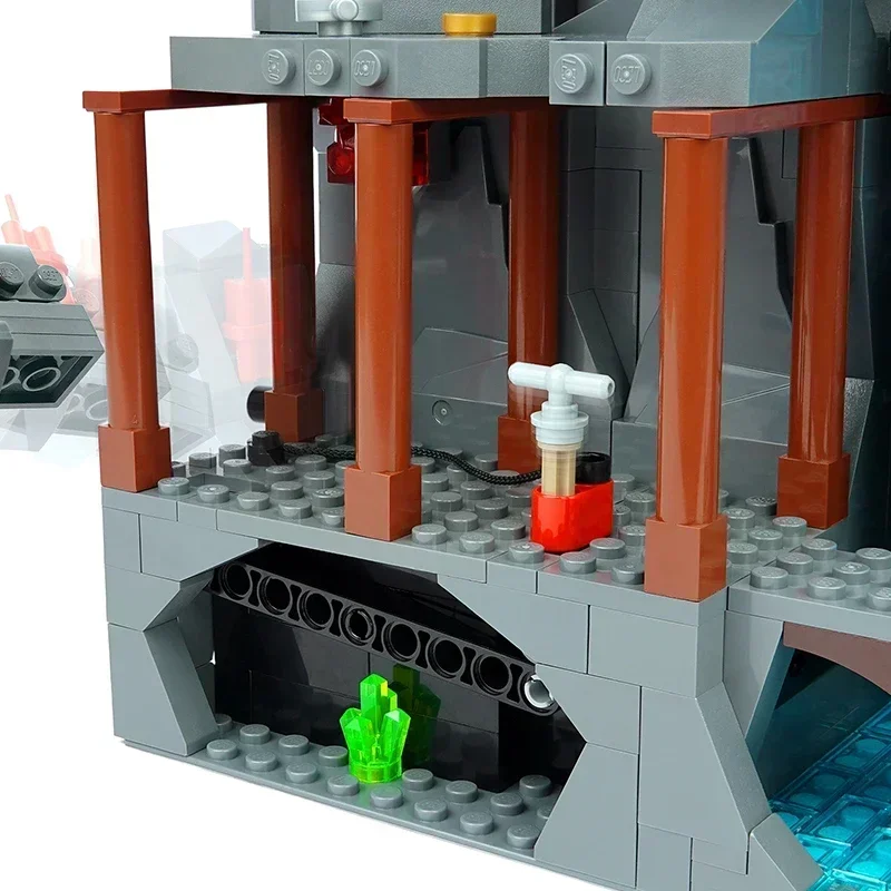 

Natural Landscape Model Moc Building Bricks Working Waterfall Technology Modular Blocks Gifts Christmas Toys DIY Sets Assembly