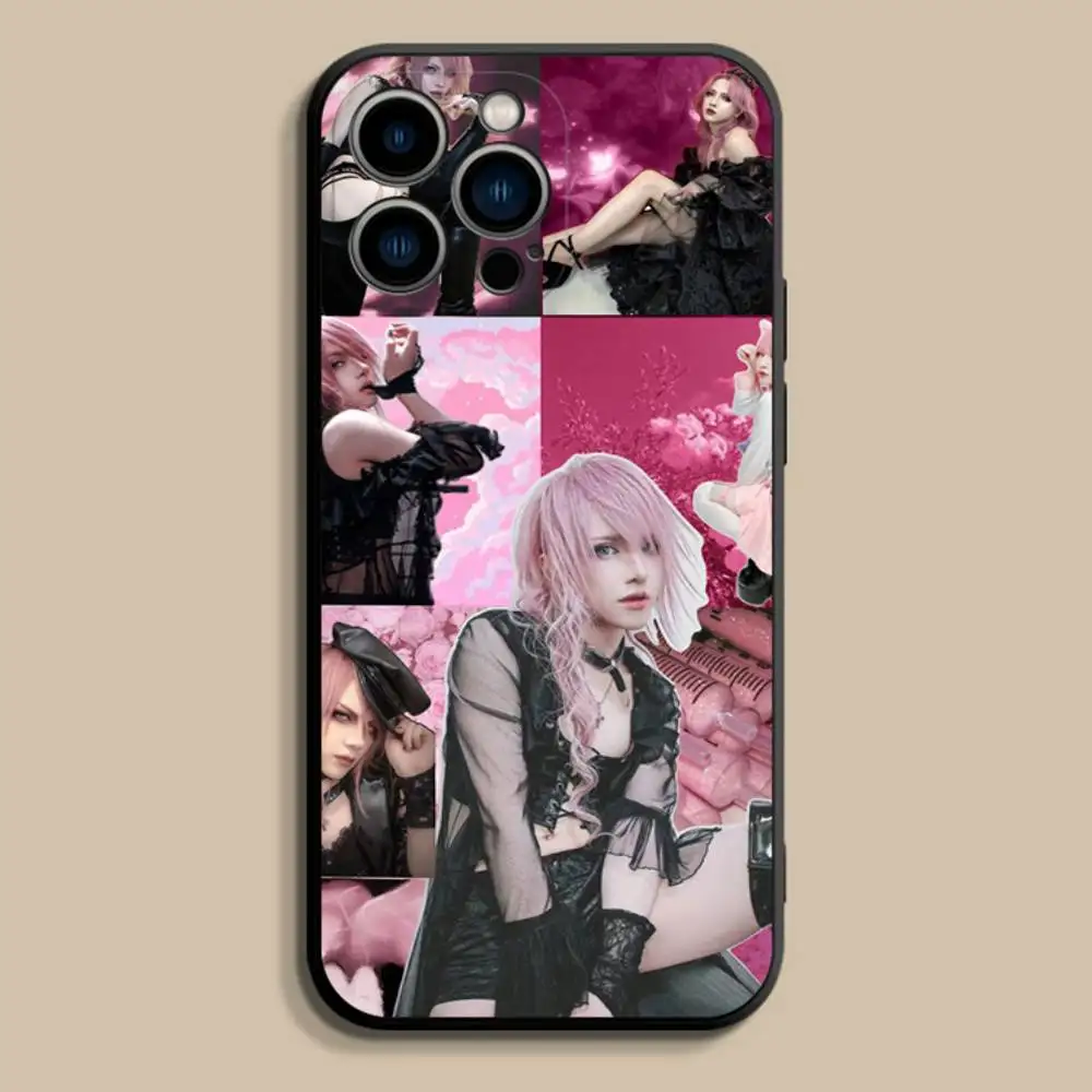 Custodia per telefono Singer J-Jiluka S-Sena in silicone nero morbido per iPhone 17,16,15,14,13,12,11,Pro,Max,Plus,E,SE4,Air,Mini