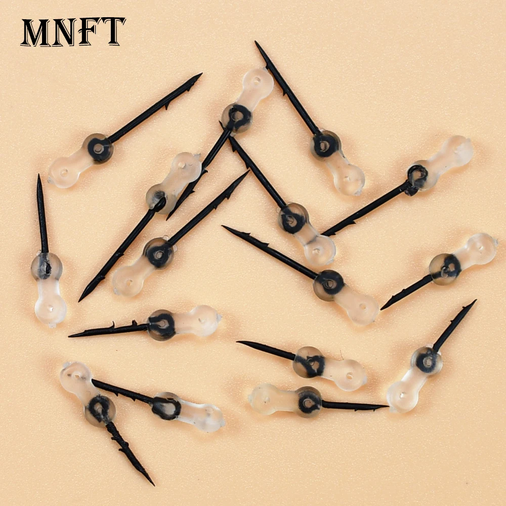 MNFT Fast Bait Hanging Straight Needle Bag Fishing Bead Baiting Device mit Big Ball Bait Carp Accessories