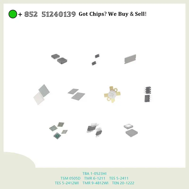Integrated circuit chip TBA 1-0523HI TSM 0505D TMR 6-1211 TES 5-2411 TES 5-2412WI MCU chip TMR 9-4812WI TEN 20-1222