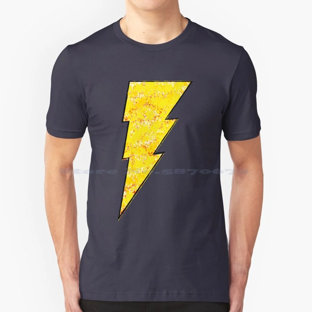 Shazam-Spray Paint T Shirt 100% Cotton Tee Spray Graffiti Cool Lantern Robin Redhood Flash Manhunter Martian Geek Nerd Comics