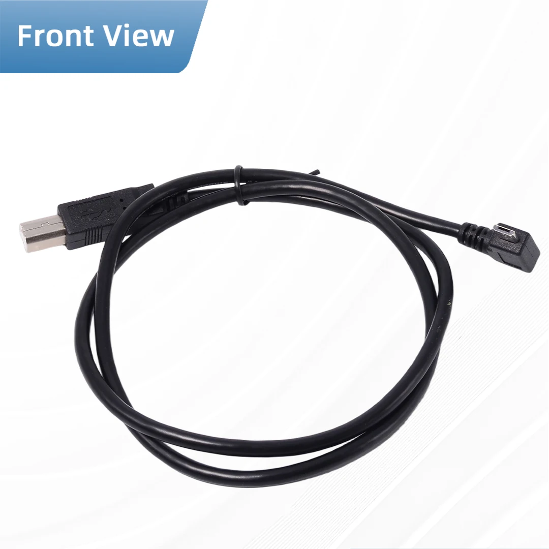 Right Angled 90 Degree Micro USB OTG to Standard B Type Printer Scanner Hard Disk Cable 80cm