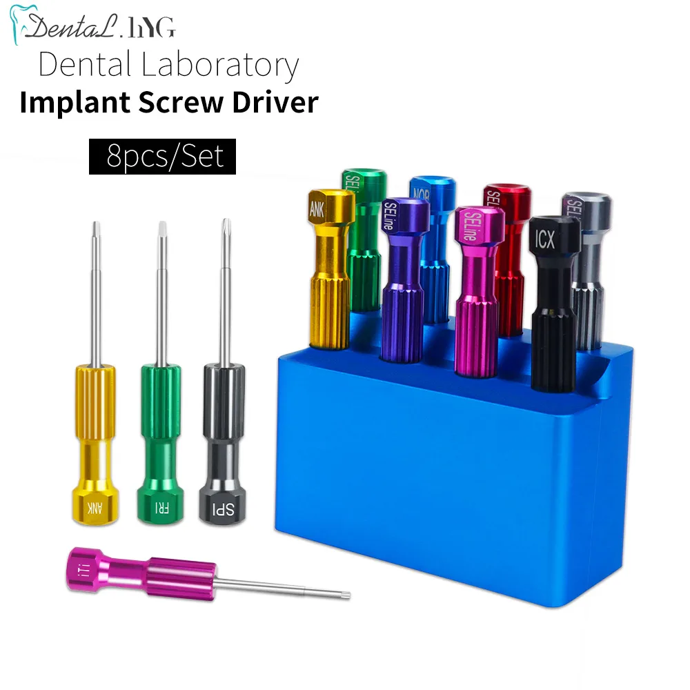 Dental Laboratory Stainless Steel Implant Screw Driver Dentistry Tool Kit Micro Screwdriver Dentist Instrument Equipment