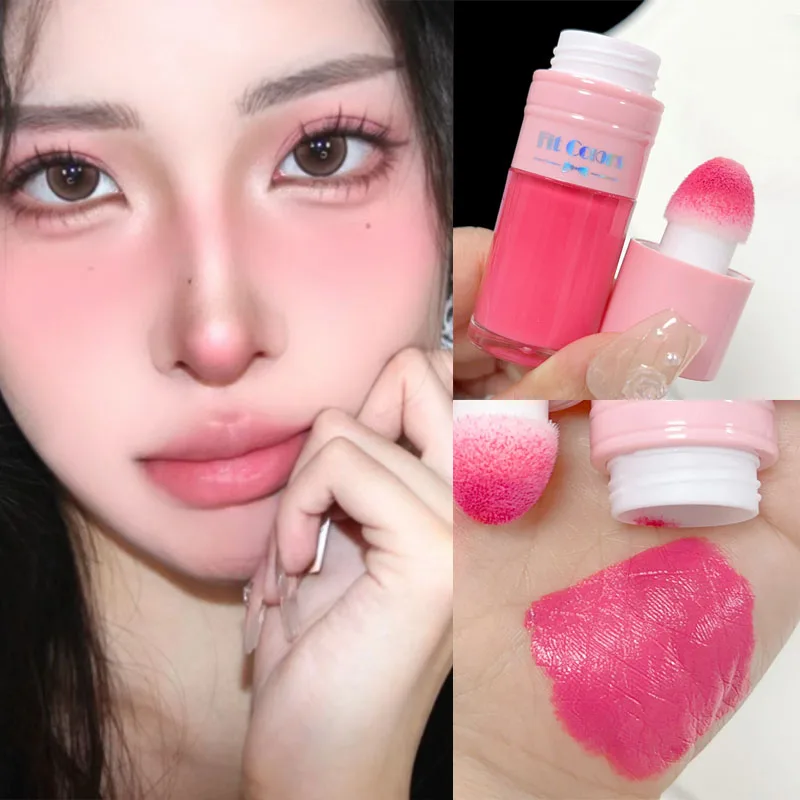 Gezicht Wang Vloeistof Blush Stick Gezichts Voedende Blushe Make-Up Waterdichte Langdurige Vloeibare Contour Rouge Stick Koreaanse Cosmetische