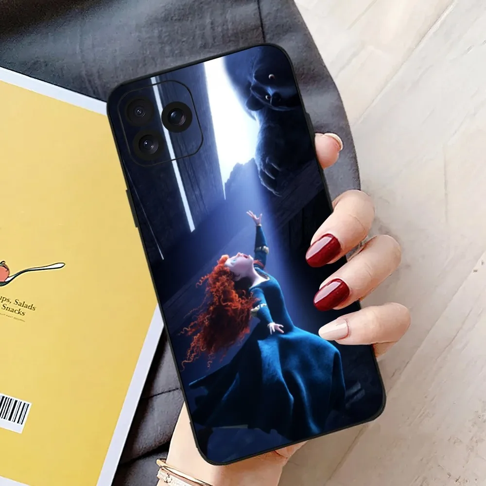 MINISO Disney Brave Merida Cute Phone Case For iPhone 8 14 Mini X 15 XS 12 MAX 11 13 Xr Pro Plus Shell