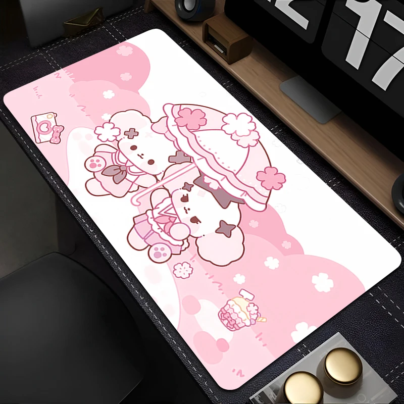 

Mouse Pad PC Accessories Keyboard Pad Office Desk Mat Anti Slip Cartoon Mousepad Rubber Tablet Pad Gaming Anime Dog Extended Pad