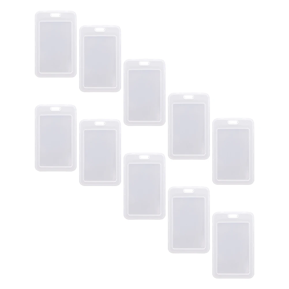 

15pcs Bus Card Holder For Student Id Badge Cover Sleeve Protector Work Name Tag Storage Decorative Practical Holder