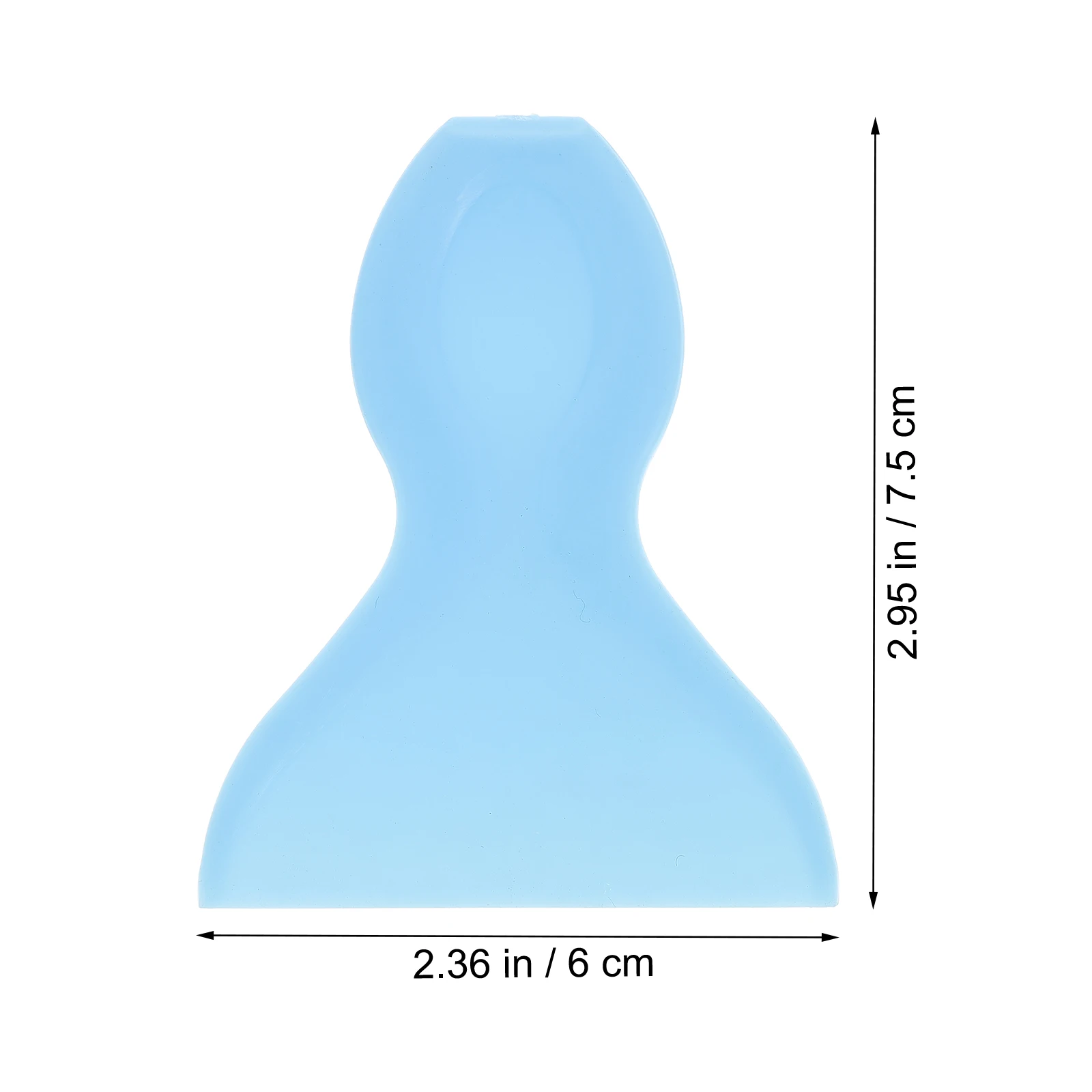 

4 Pcs Film Tools Plastic Scraper Blue Soft Squeegee Edge Detailing Window Scraper Membrane Window Glass Accessories