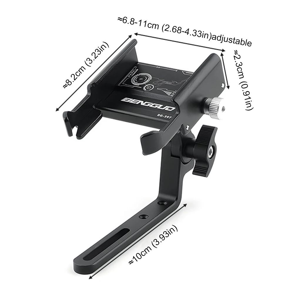 

Держатель для телефона на велосипеде 360° ° Вращающееся крепление для мобильного телефона из алюминиевого сплава, велосипедный навигационный кронштейн для телефона, аксессуары для велоспорта