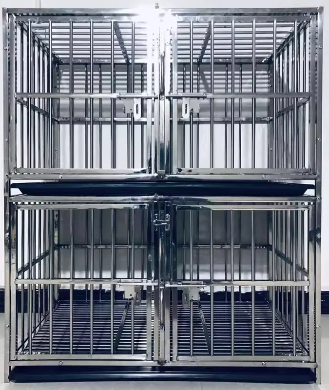 Stainless steel dog cage combination cage pet store display cage