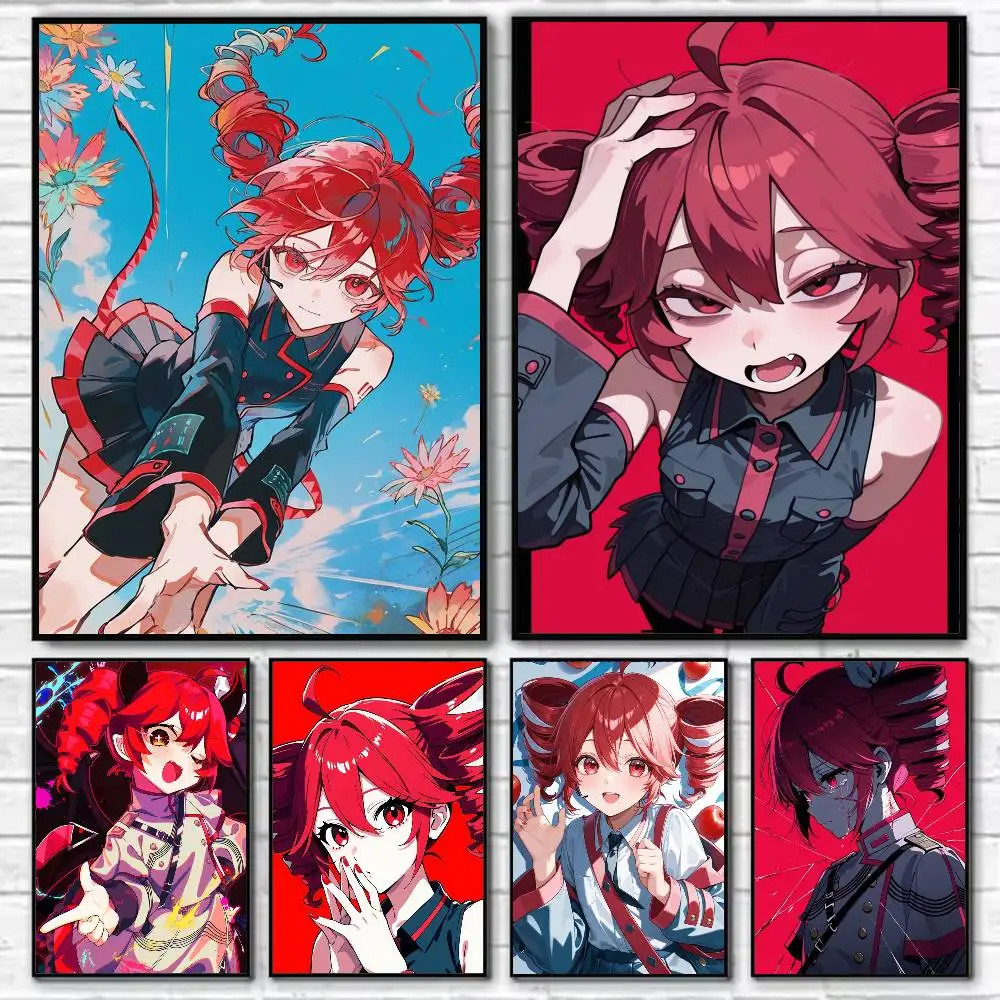 

K-Kasane T-Teto Poster Self-adhesive Art Waterproof Paper Sticker Coffee House Bar Room Wall Decor