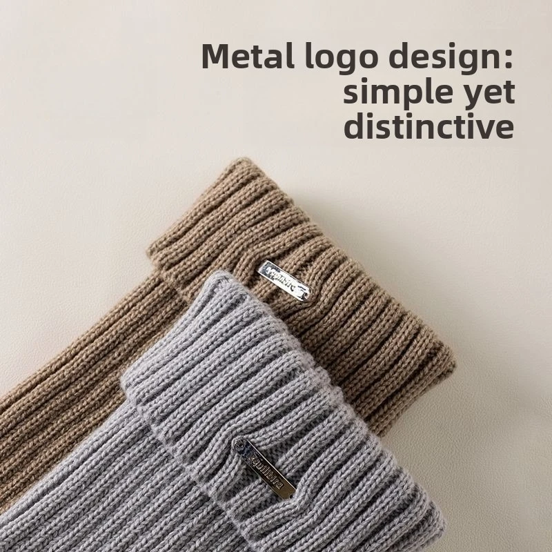 Otoño e Invierno nuevas mallas estándar de Metal combinables calcetines de pierna subcultura calcetines de gama alta sensación de Color sólido calcetines de pila mujeres