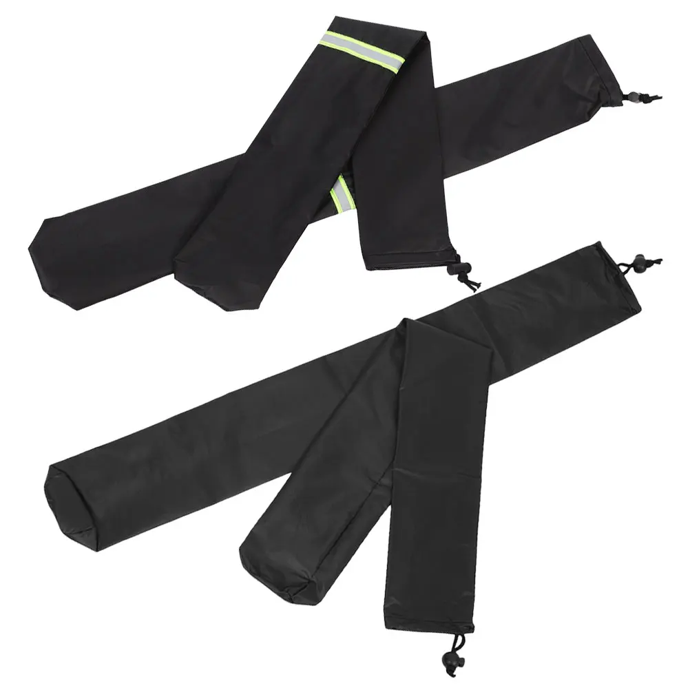 

2 Pairs Car Wiper Covers Waterproof Bird Droppings Shield Durable Material Easy Installation Polyester Rear Arm Windshield Wiper