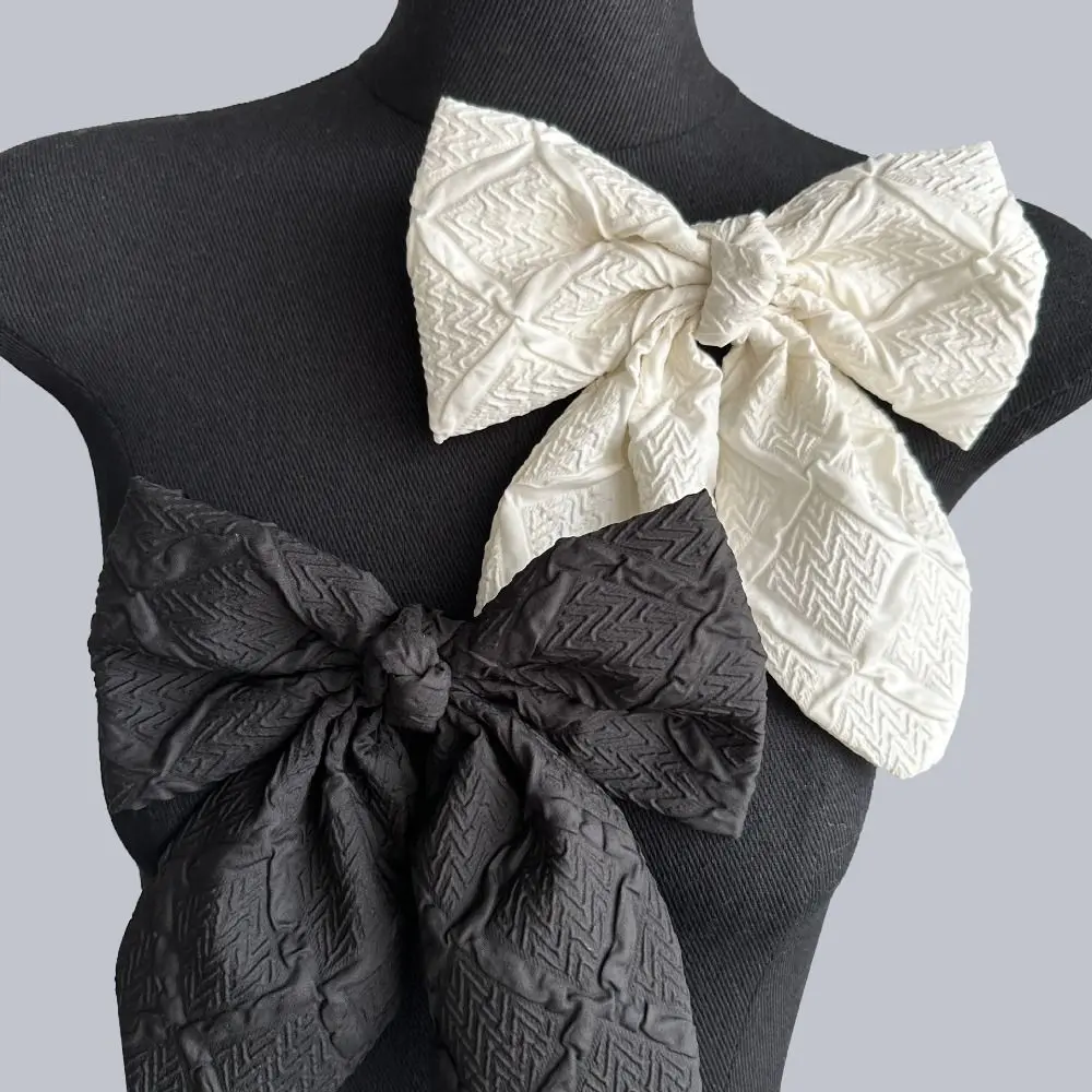 Красивый плиссированный бант из полиэфирного волокна, элегантная ткань ручной работы, воротник, цветок, корсаж, булавки для лацканов, женские