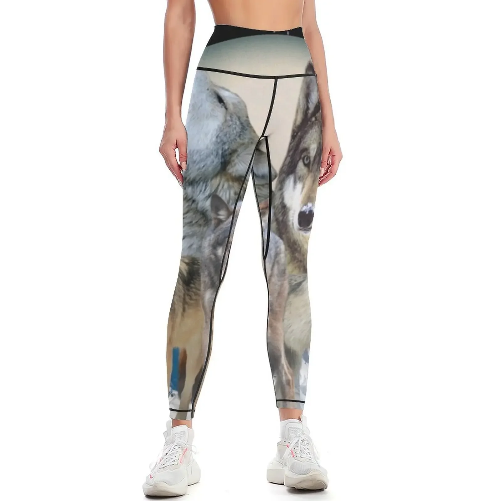 

Wolf Leggings high waist sportswear woman gym 2025 sporty woman gym Legging sport Womens Leggings