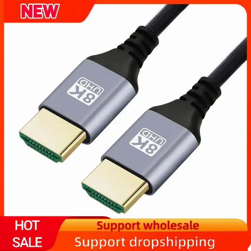 Superb HDTV 2.1 8K Ultra HD Cable -Compatible 19+1 Core OD4.0 Ultra Thin Cable Multi-Function Tv Computer Monitor Cable