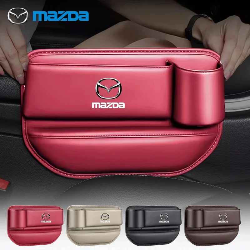 For Mazda 3 5 6 bk gh CX3 CX5 CX9 CX30 CX50 CX60 Atenaz gj Axela bl bm Hatchback SUV Car Seat Gap Storage Box Auto Accessories