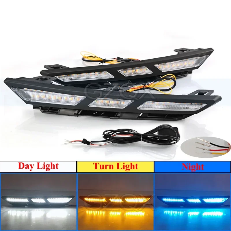 CAPQX 1 Pair Modifying LED Daytime Running Light For Faw Besturn B70 2021-2023 Front Bumper Driving Decorative Light Foglight