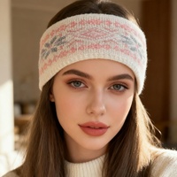 1pc Vintage Knitted Headband Elastic Soft Hair Band Headwear Hair Accessories Autumn Winter Thick Warm Ear Protection Hairbands