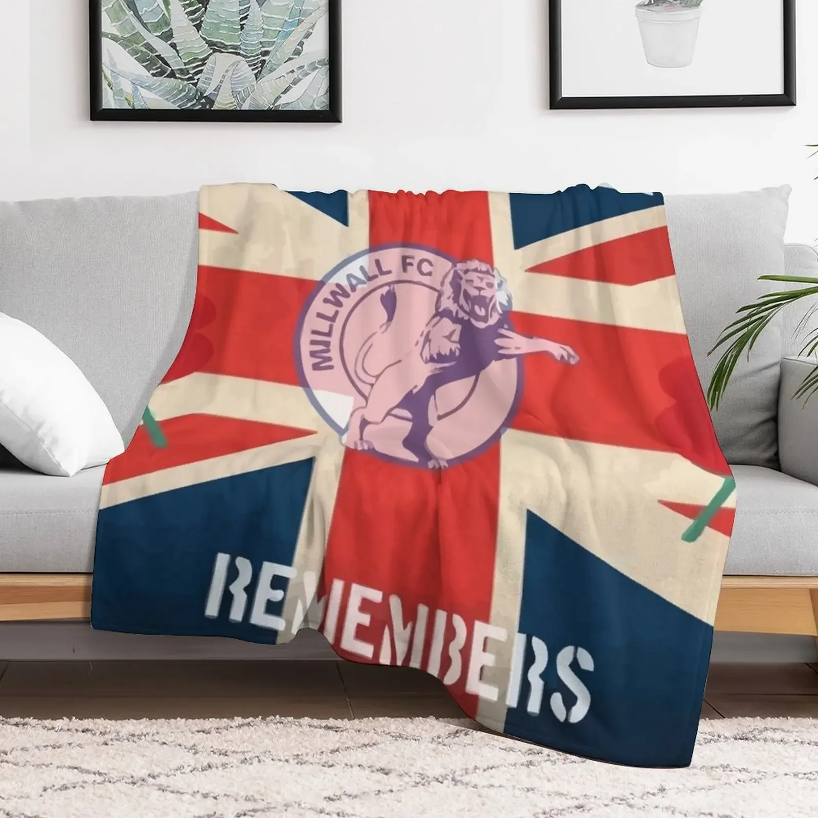 Lest We Forget - Millwall Remembers Throw Blanket for babies Loose warm for winter Sofa Quilt Blankets