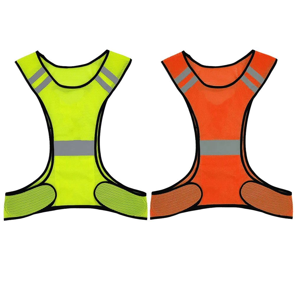 High Visibility Running Vest Breathable Sports Reflective Waistcoat Lightweight for Men Women Outdoor Night Riding