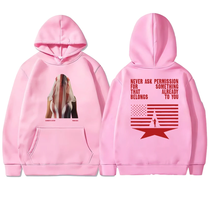 Hot Sale Beyonce Double Sided printed Sweatshirt 2025 Men women fashion Y2k Hoodies Unisex Casual Fleece Long sleeve pullover