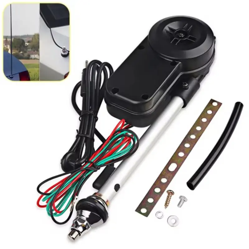 Automatic Lifting Telescopic Antenna Vehicle-Mounted Electric Antenna Remote Control Radio Antenna Rlectric