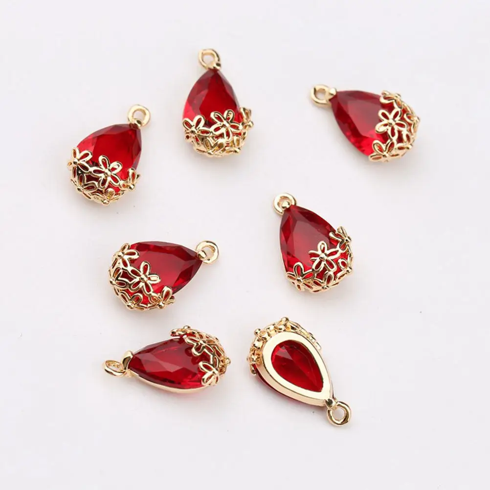 21Pcs Zircon Pendant Watermelon Design DIY Jewelry Charm Set Necklace Bracelet Pendants for Fashion Accessories