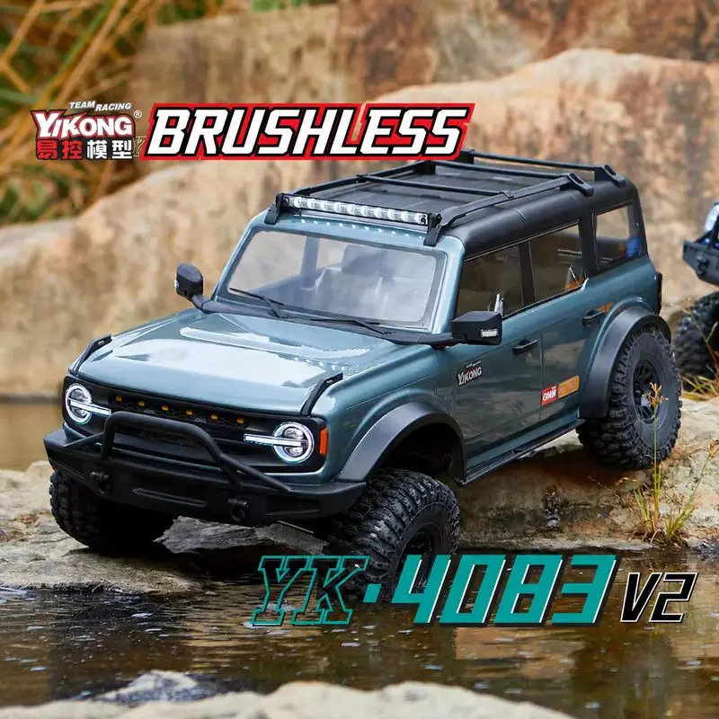 YK4083 V2 1/8 Remote Control Professional RC Climbing Car Fierce Horse Simulation Waterproof 4WD Brushless Off-Road Vehicle
