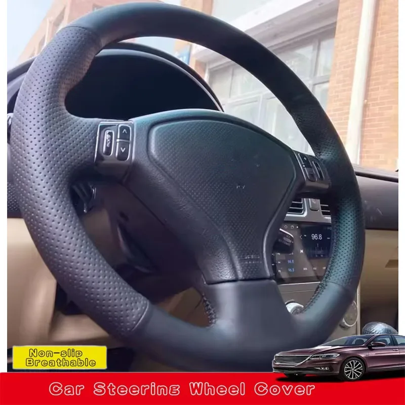 

Custom Hand Sewing Genuine Leather Car Steering Wheel Cover For Subaru Forester 2005-2007 Outback 2005 2007 Legacy 2005-2007