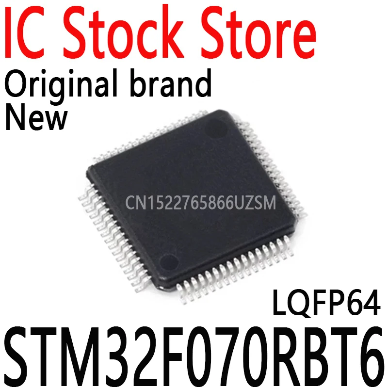 1PCS New and Original Package LQFP64Brand Authentic Microcontroller IC Chip STM32F070RBT6