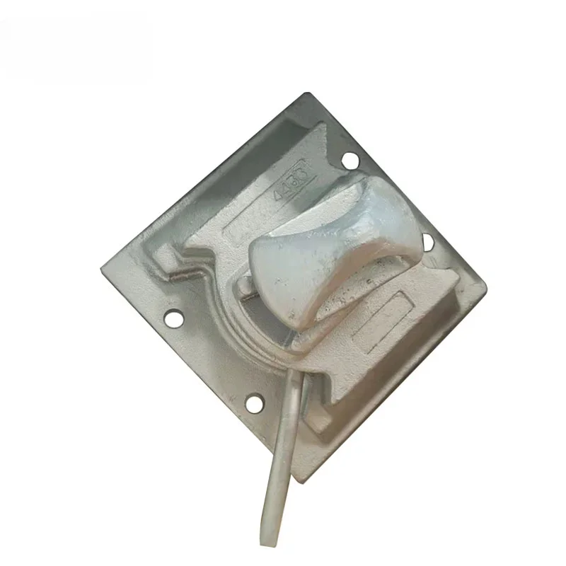 45° 55° Dovetail Base Lock Container Lashing Fastening Parts Dovetail Lock Welded Base Plate for Cargo Securing