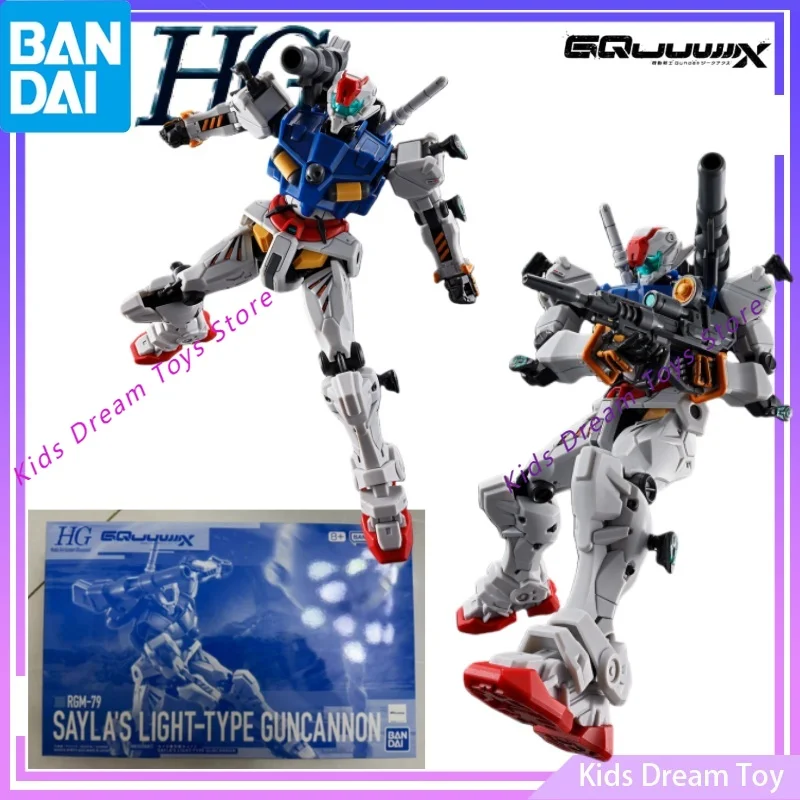 

Assembly Bandai in Stock Original HG Mobile Suit Gundam GQuuuuuuX Anime RGM-79 SAYLA'S LIGHT-TYPE GUNCANNON Action Figures Toys