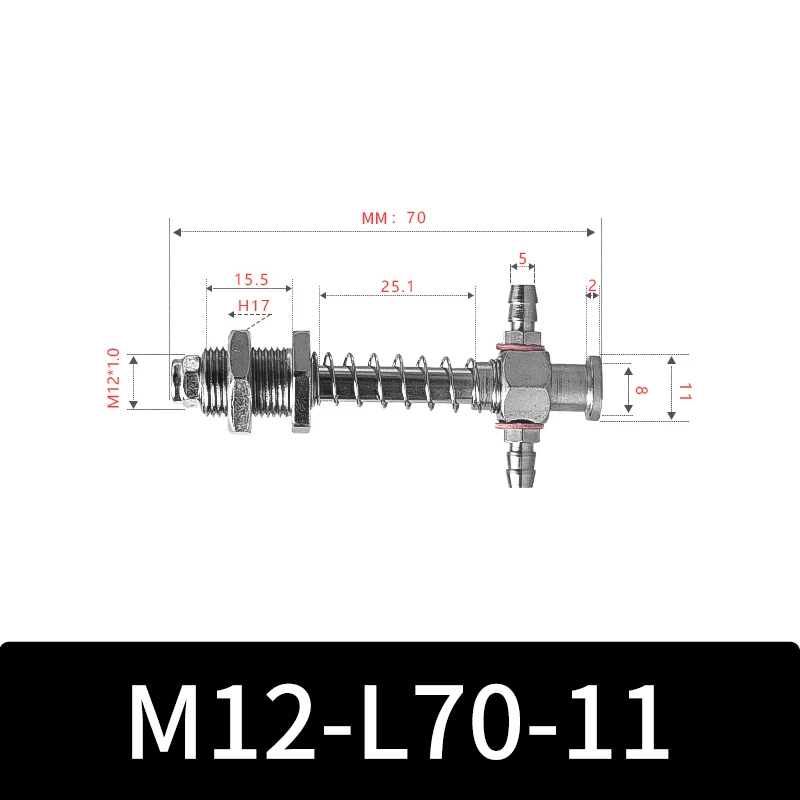 M12-11 Series Big Head  Manipulator Pneuamtic Fixture Rubber Sucker Silicone Industrial Vacuum Suction Cup Mount