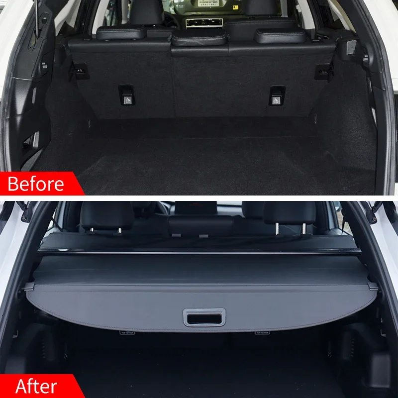 For Subaru Outback 2010-2023 Rear Trunk Cargo Cover Storage Retractable Anti-peeping Luggage Security Partition Car Accessories