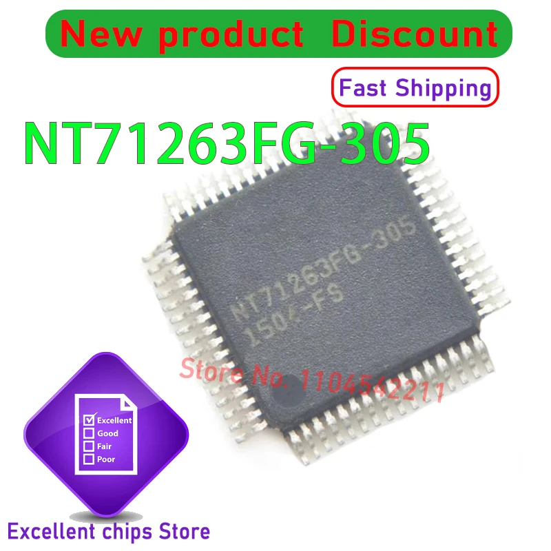 (1 قطعة) 100% جديد NT71263FG-720 NT71263FG-711 NT71263FG-300 NT71263FG-710 NT71263FG-310 NT71263FG-305 QFP شرائح