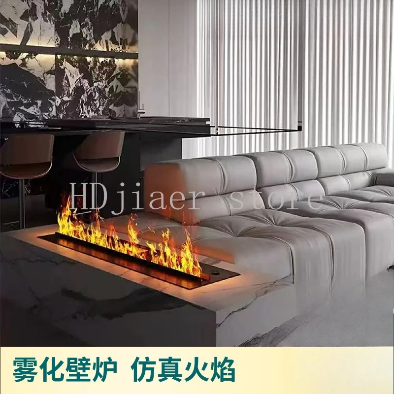

3D atomization fireplace intelligent multi-color atomization fireplace embedded living room humidification electronic fireplace
