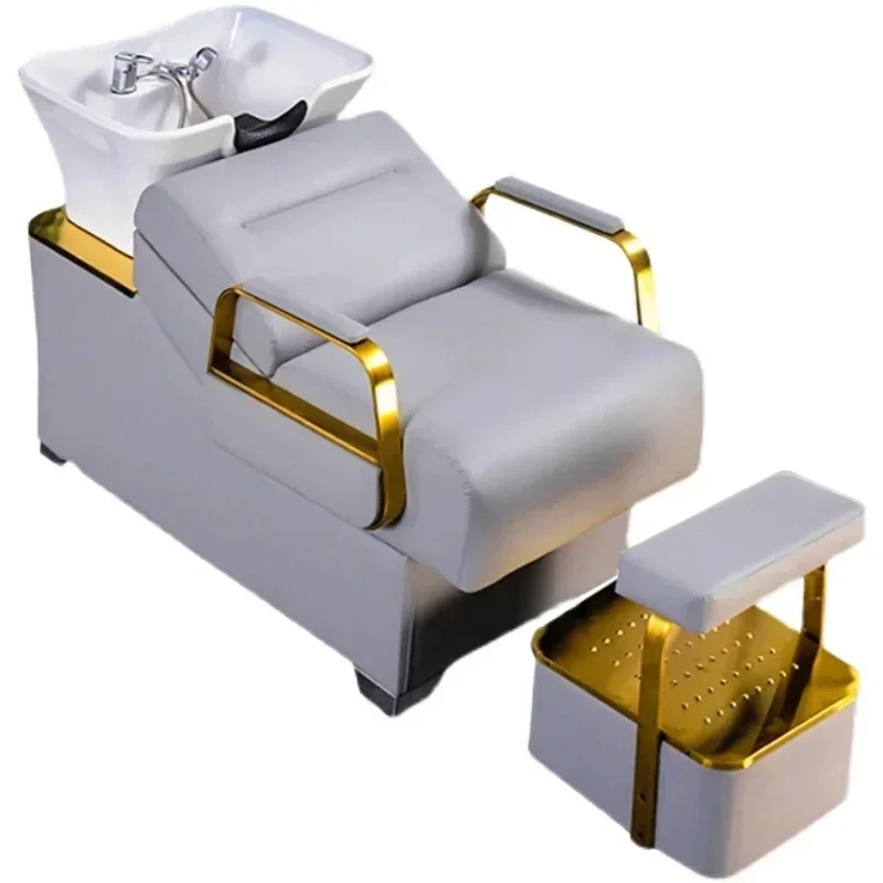 

Advanced Top Spa Chair Stylist Luxury Comfort Lounge Massage Shampoo Shower Head Salon Furniture