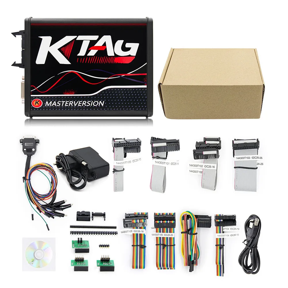 

KTAG V7.020 V2.25 Red PCB red European version, automotive computer detector ECU programmer, unlimited points, can be networked